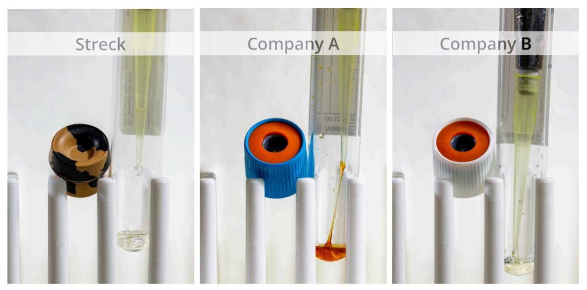 Figure 2: Streck's Cell-Free DNA BCT reagent remains a liquid years past expiration