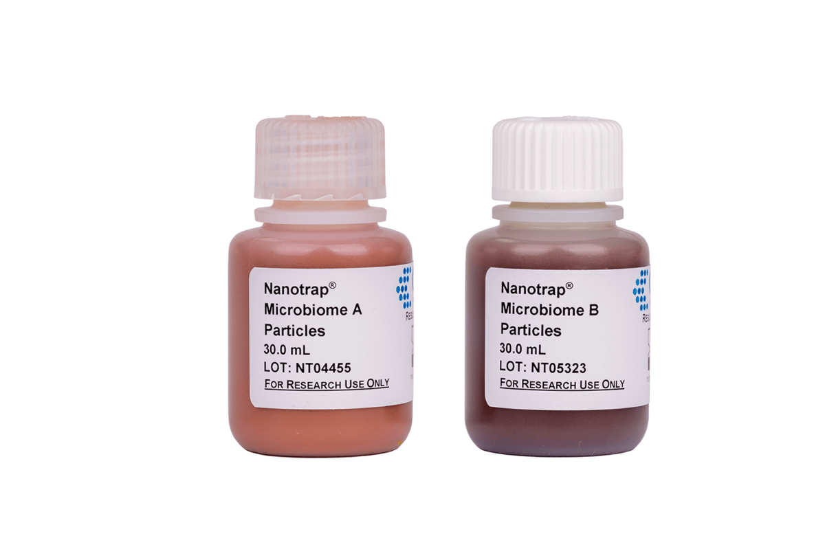 Ceres Nanotrap Microbiome A & B bottles