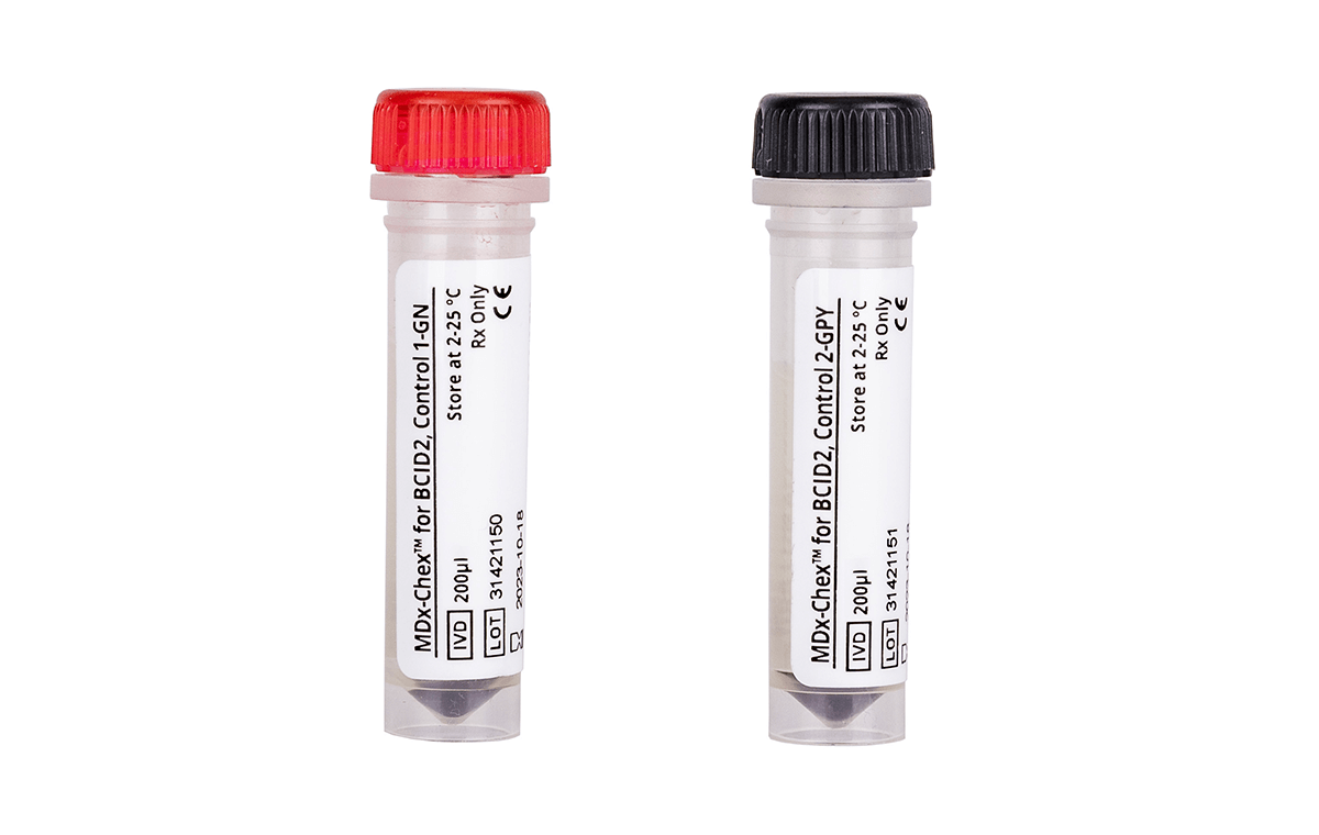 MDx-Chex for BCID2 vials